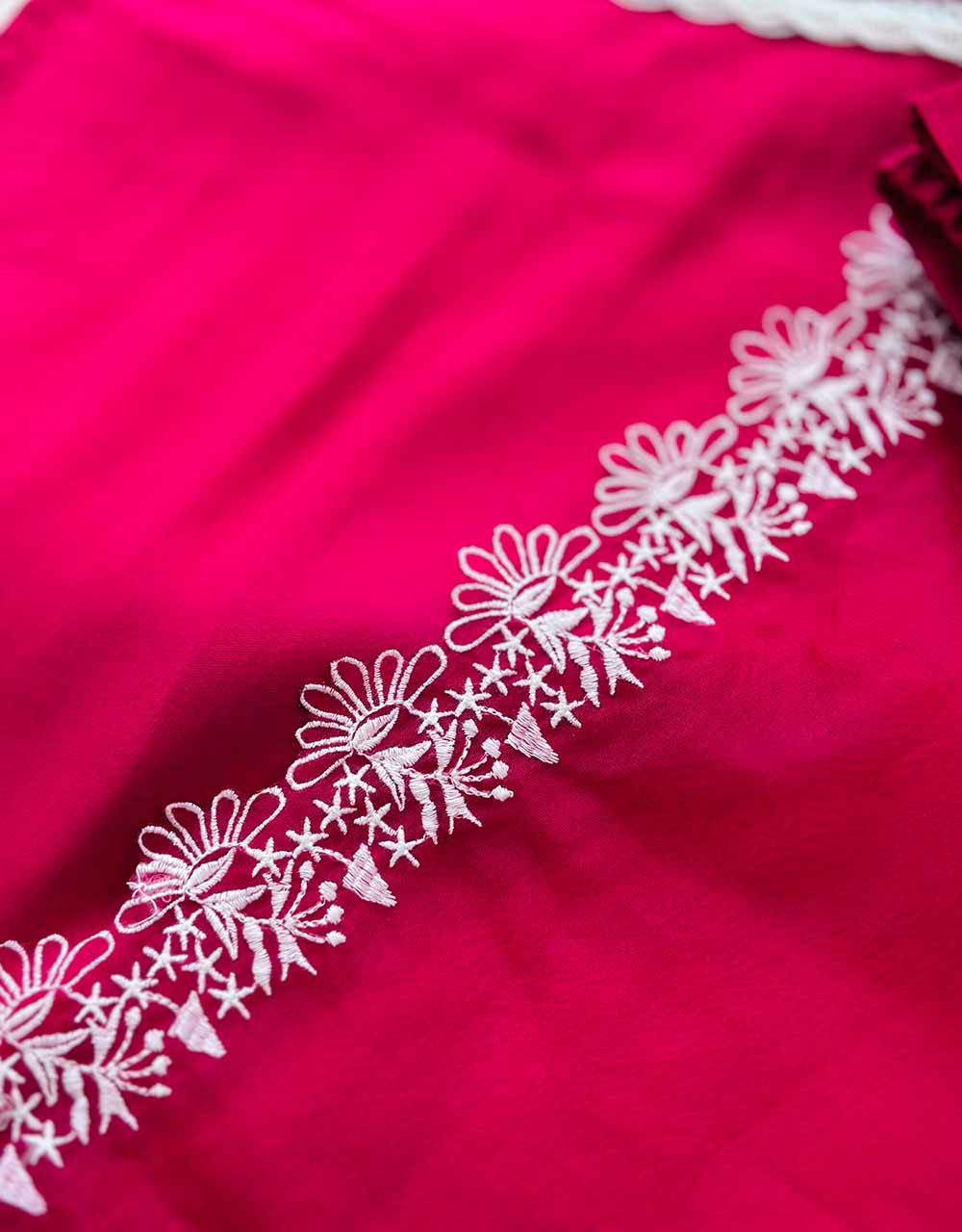 READY TO WEAR MUL COTTON KURTI SET WITH ORGANZA DUPATTA ✨ - Image 8
