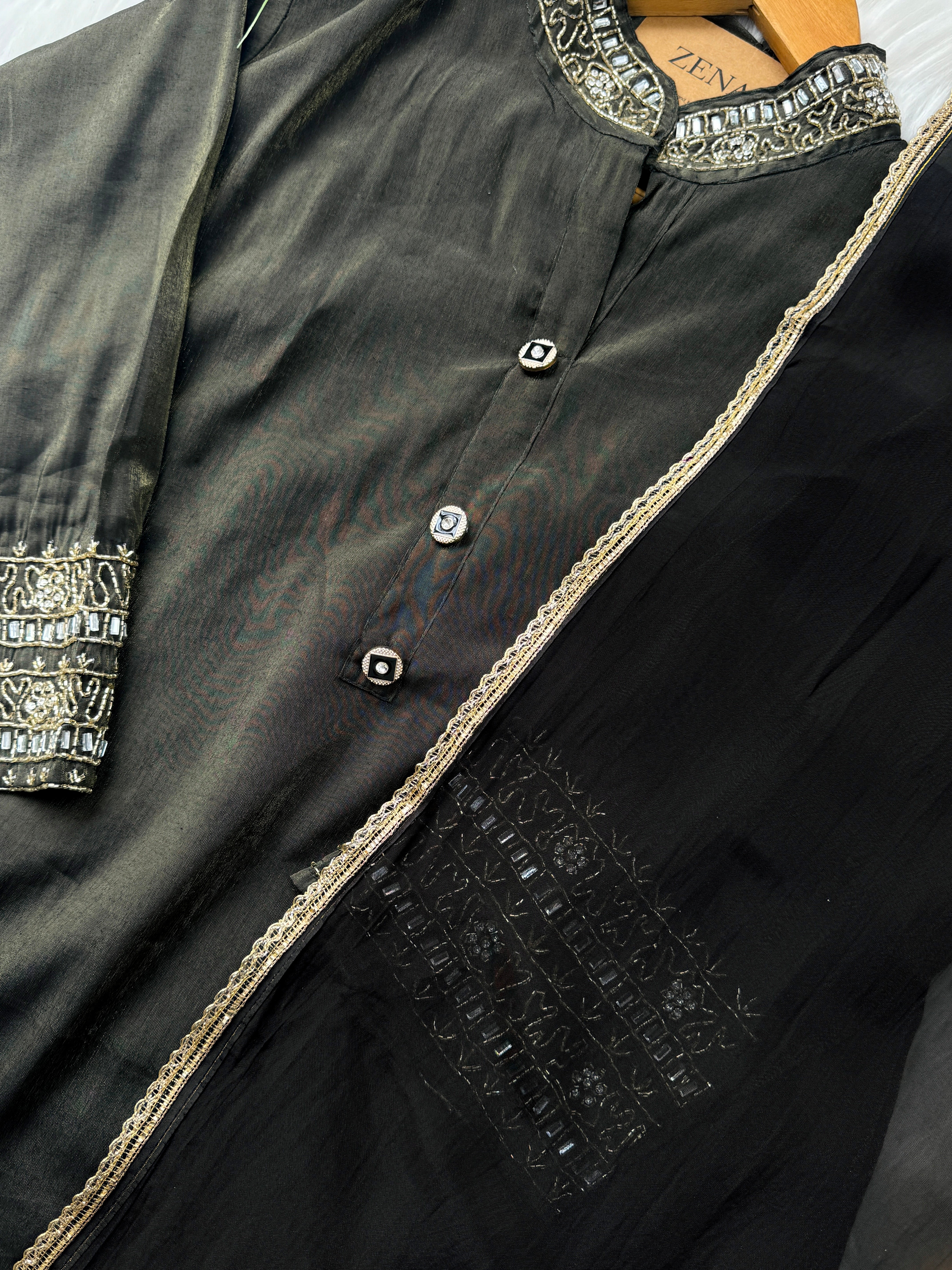 Tissue Silk Party Wear Suit