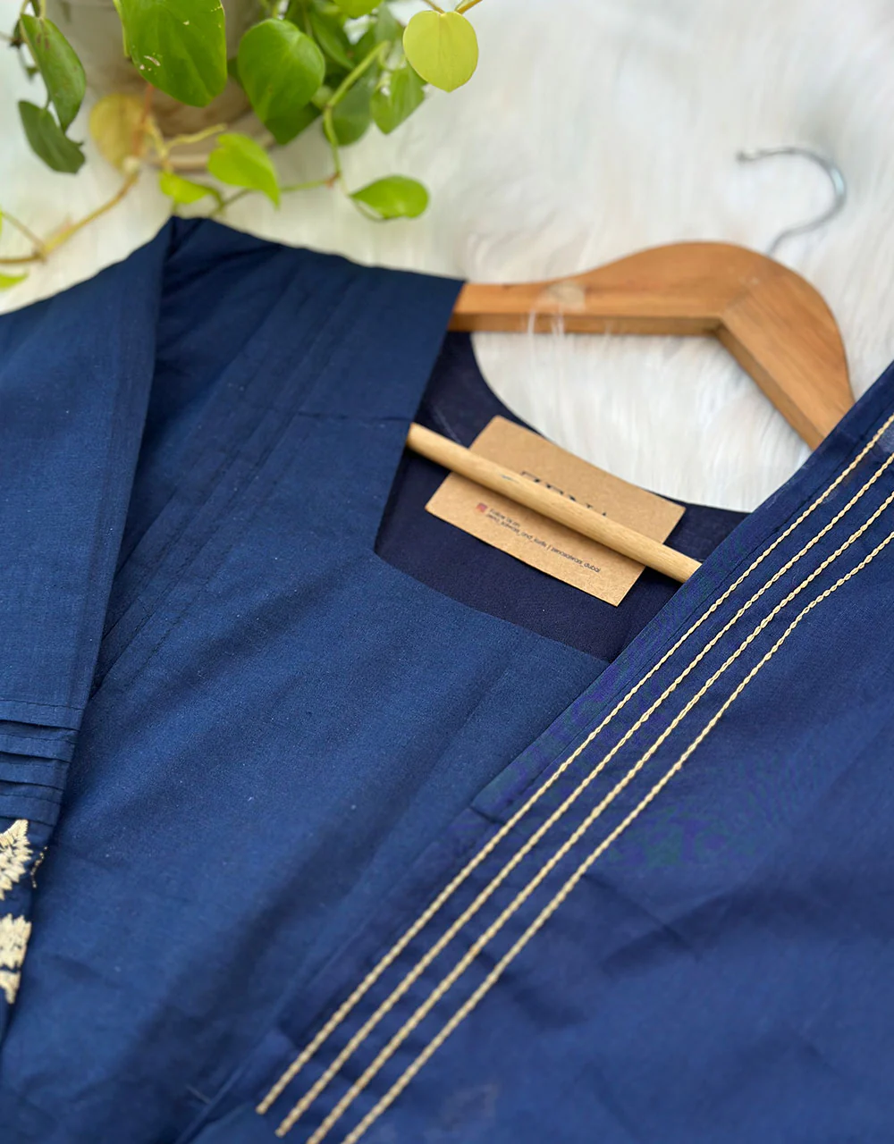 Ready-to-Wear Cotton Anarkali Kurti Set – Timeless Elegance with Everyday Comfort ✨ - Image 3