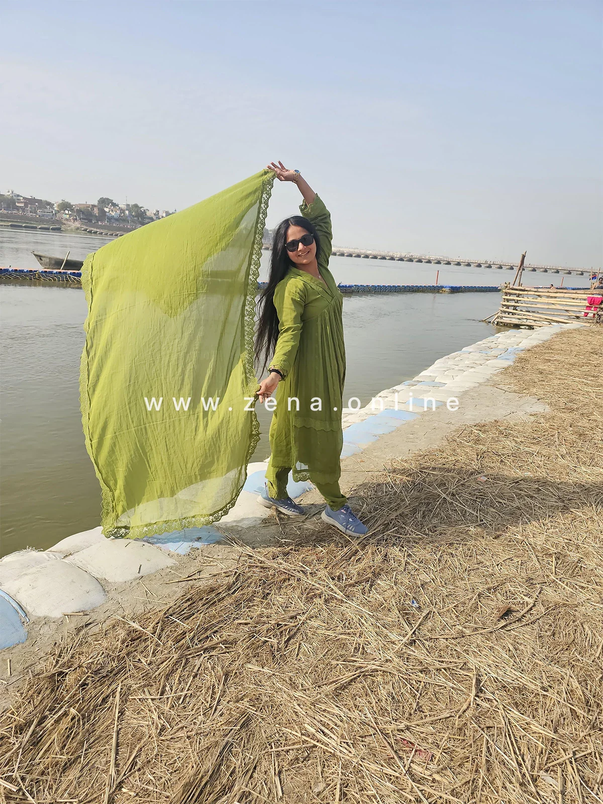 Zena Signature Anarkali 💛 – Premium Pure Mul Cotton🌿 - Image 11