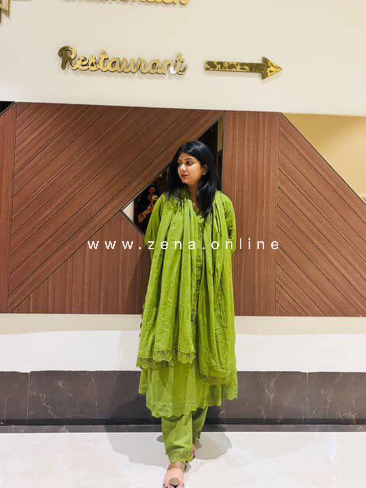 Zena Signature Anarkali 💛 – Premium Pure Mul Cotton🌿 - Image 12